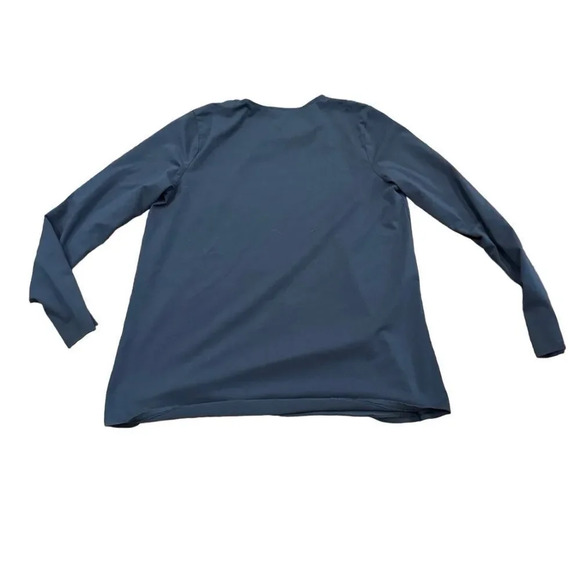 J Jill Pima cotton top Pure Jill Small Navy comfy top EUC - Picture 2 of 4